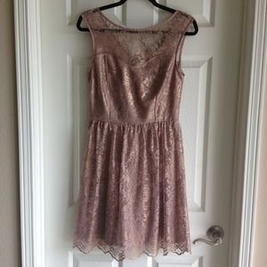 Dorothy Perkins Dresses - Metallic Rose Lace Dress Dorothy Perkins Dresses - Metallic Rose Lace Dress