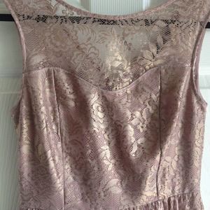 Dorothy Perkins Dresses - Metallic Rose Lace Dress Dorothy Perkins Dresses - Metallic Rose Lace Dress