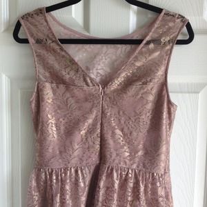 Dorothy Perkins Dresses - Metallic Rose Lace Dress Dorothy Perkins Dresses - Metallic Rose Lace Dress