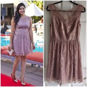 Dorothy Perkins Dresses - Metallic Rose Lace Dress Dorothy Perkins Dresses - Metallic Rose Lace Dress