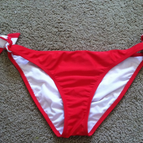 Red bikini bottom