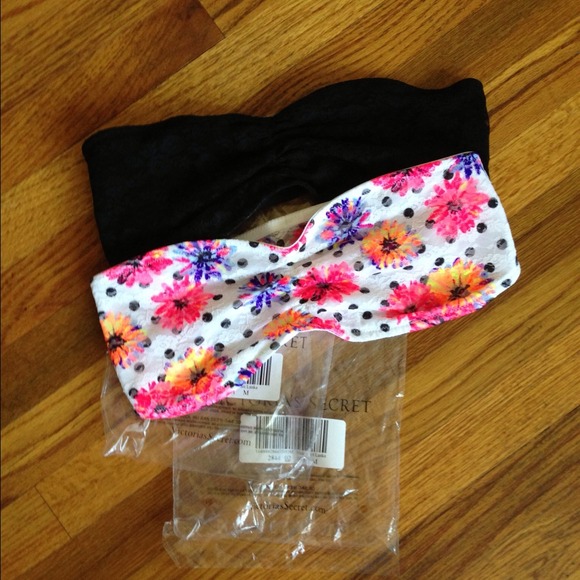 2 NEW Victoria Secret Lace Bandeau's SOLD