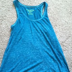 Turquoise tank top