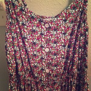Floral Button Up Dress