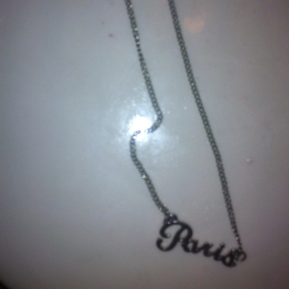 Sterling Silver Paris necklace