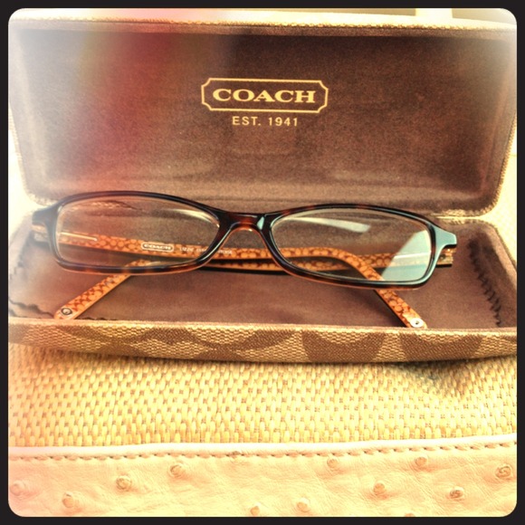 Reserved!!!! Authentic Coach glasses with case!!