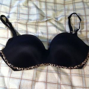 ❌ON HOLD❌Black/leopard print bra❌ON HOLD❌