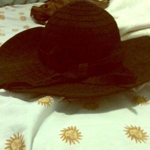 Black stylish hat