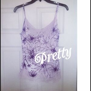Gorgeous lacy purple cami