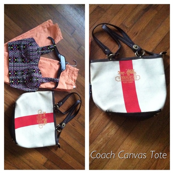 🚫ON HOLD🚫Inspired Canvas tote 👜💼👜