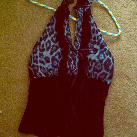 Grey leopard.