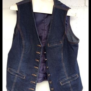 Cute denim vest