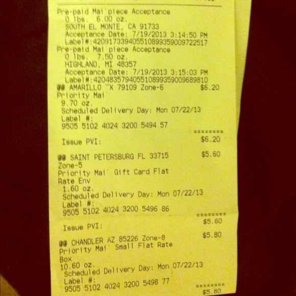 Receipt! - Picture 1 of 1