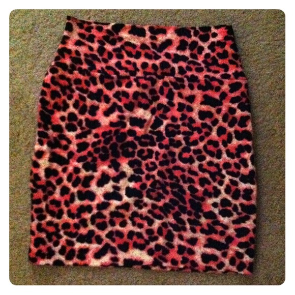 Leopard skirts.