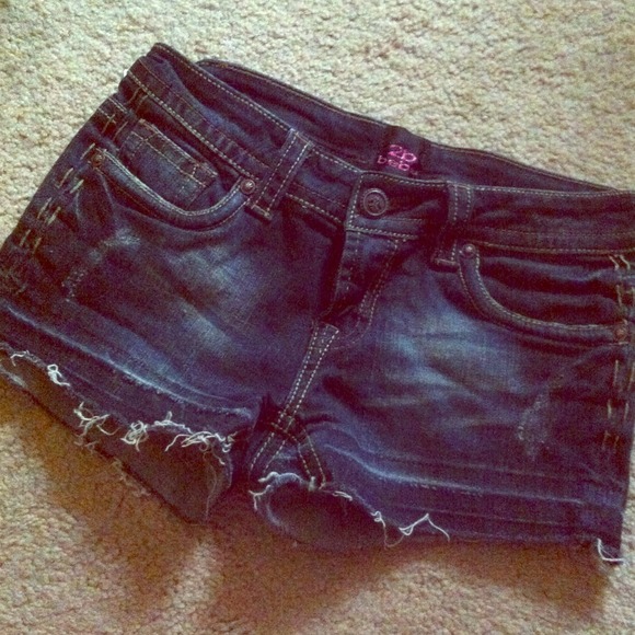 Denim shorts