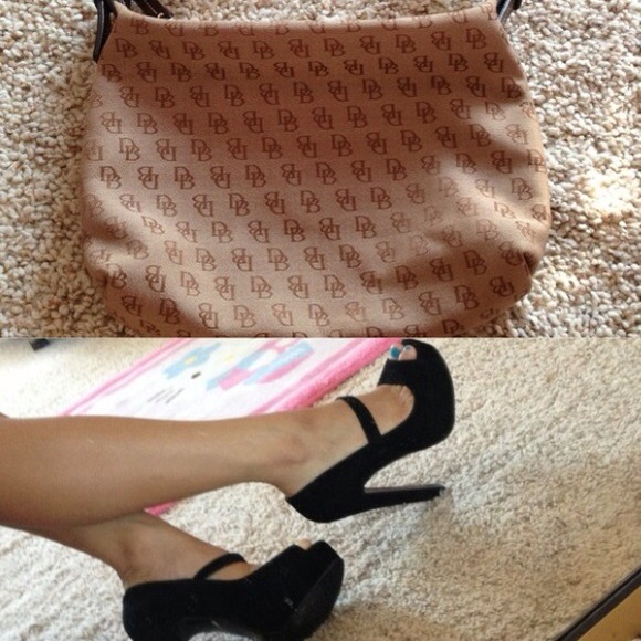 Dooney & Bourke purse / Black Heels Bundle