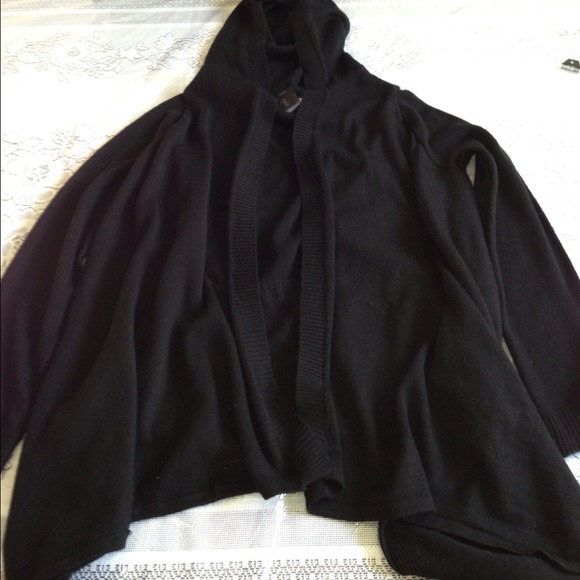 ❎Sold in bundle❎Black cardigan with hoody - Picture 2 of 4