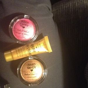 Glow, blush, and bronzer all hard candy