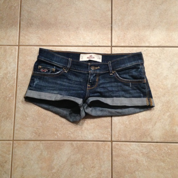 Light wash shorts