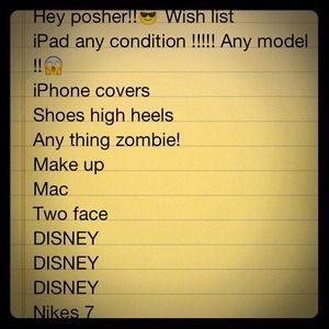 My wish list!!