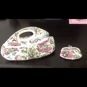 Vera Bradley purse and coin purse
