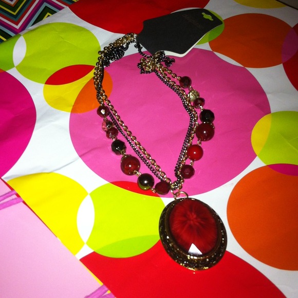 💋SOLD!💋 Cherry Red Necklace