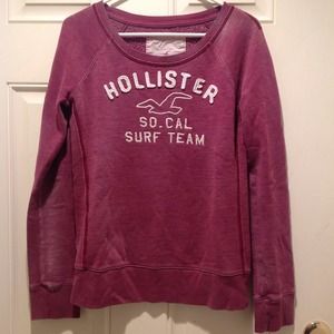 ❤ Hollister sweatshirt burgundy! ❤