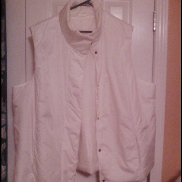White Down Vest