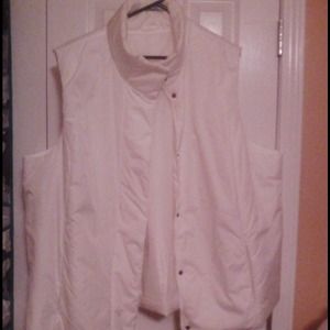 White Down Vest