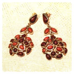 Brown earrings