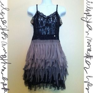 🎶Make Offer🎶 Party💃Gray to Black Ombré Dress