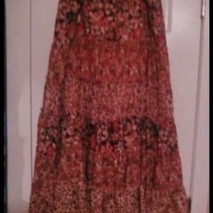 Floral Peasant Skirt