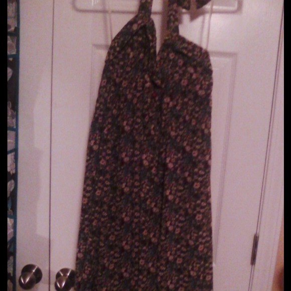 Halter Floral Dress