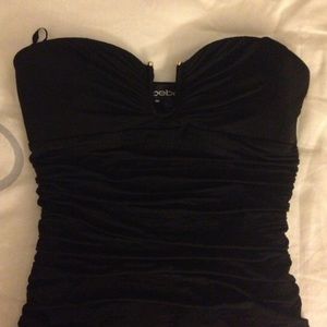 bebe Tops - Bebe Black Tube Top Golden Metal Sweetheart Bodice bebe Tops - Bebe Black Tube Top Golden Metal Sweetheart Bodice