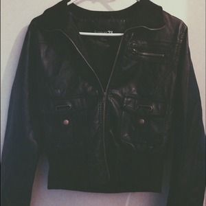 Leather jacket