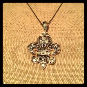 Fleur de lis necklace