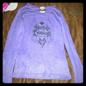 Never worn Harley Davidson long sleeve shirt