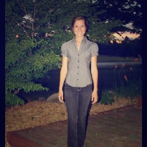 Express Chevron Button Up Shirt: XS *REDUCED*