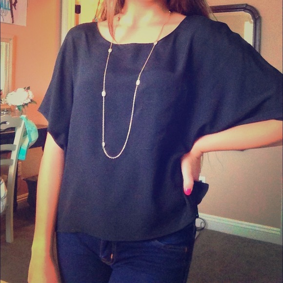 💗Black Dressy Top