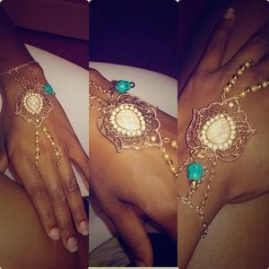 Handmade Handchain with beads