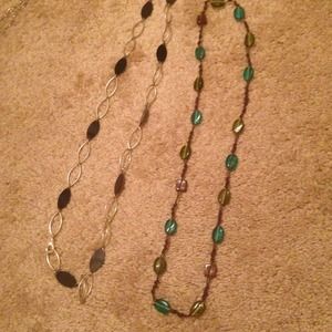 Bundle! 2 long necklaces