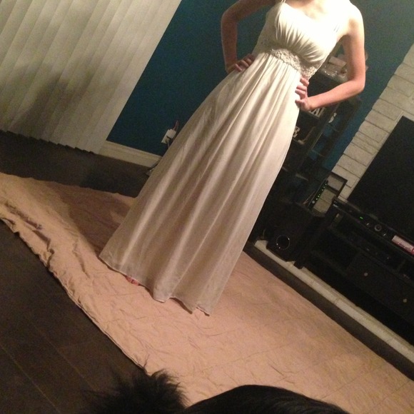 Chiffon evening gown