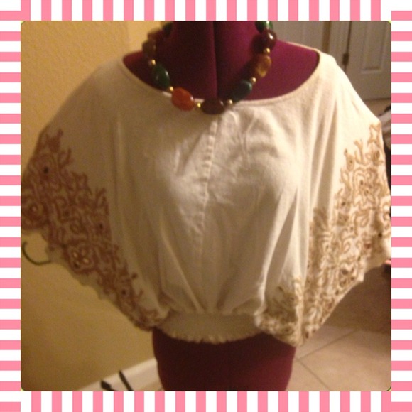 Fun authentic SPORTSGUL tan top