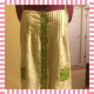 Lovely authentic JUICY COUTURE green and tan top