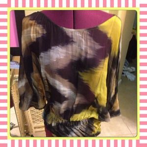 Authentic ZARA sheer top