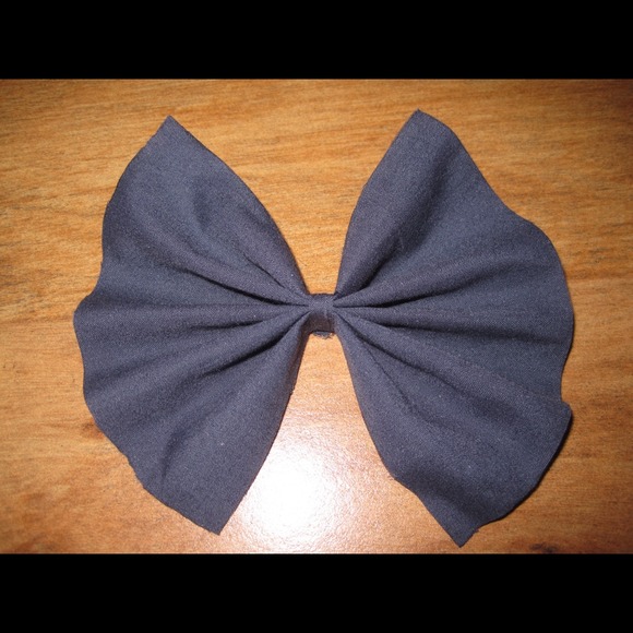 Blue Hair Bow