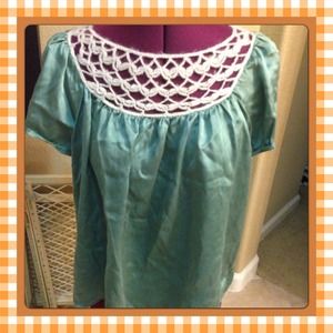 Authentic KIMCHI & BLUE silk top