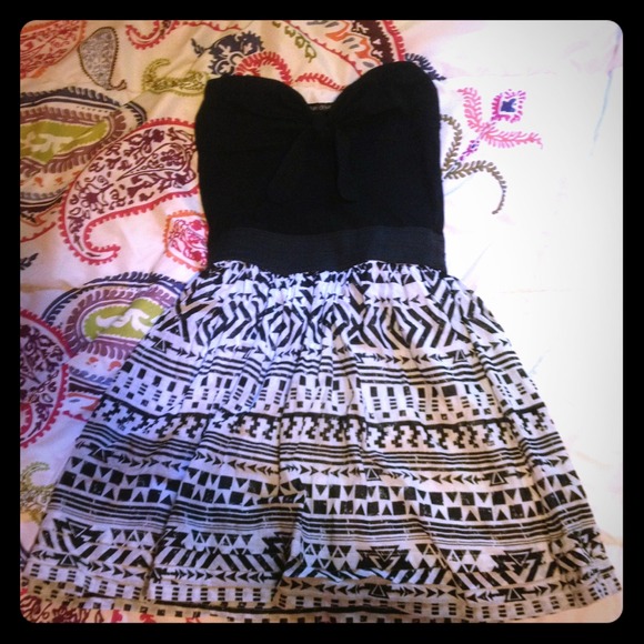 Strapless Navajo Dress