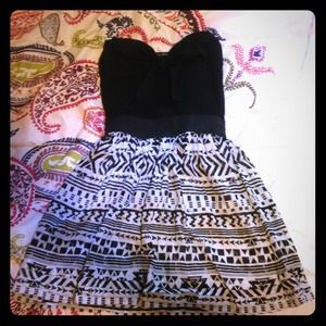 Strapless Navajo Dress