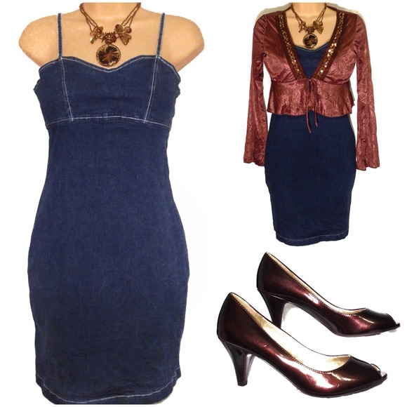 🚫SOLD🚫#77 Cute Jean Dress sz 7